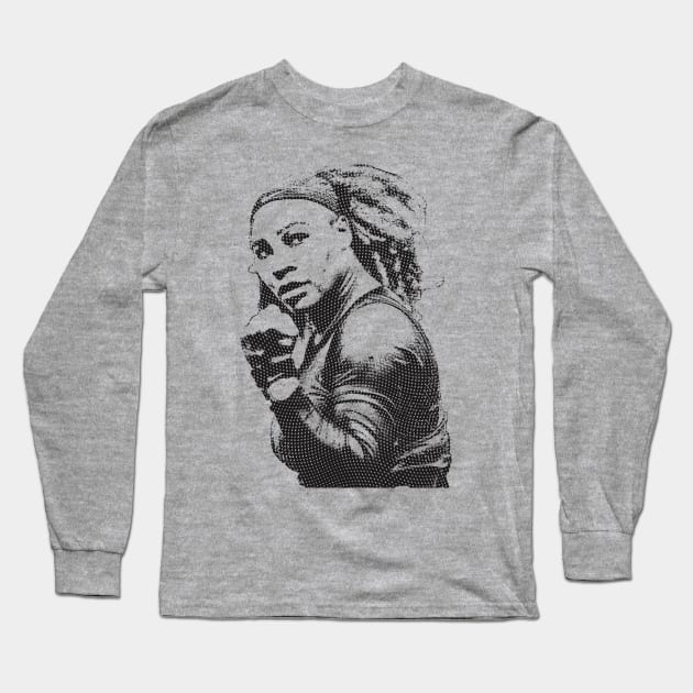 Serena Williams 80s Long Sleeve T-Shirt by FiveMinutes